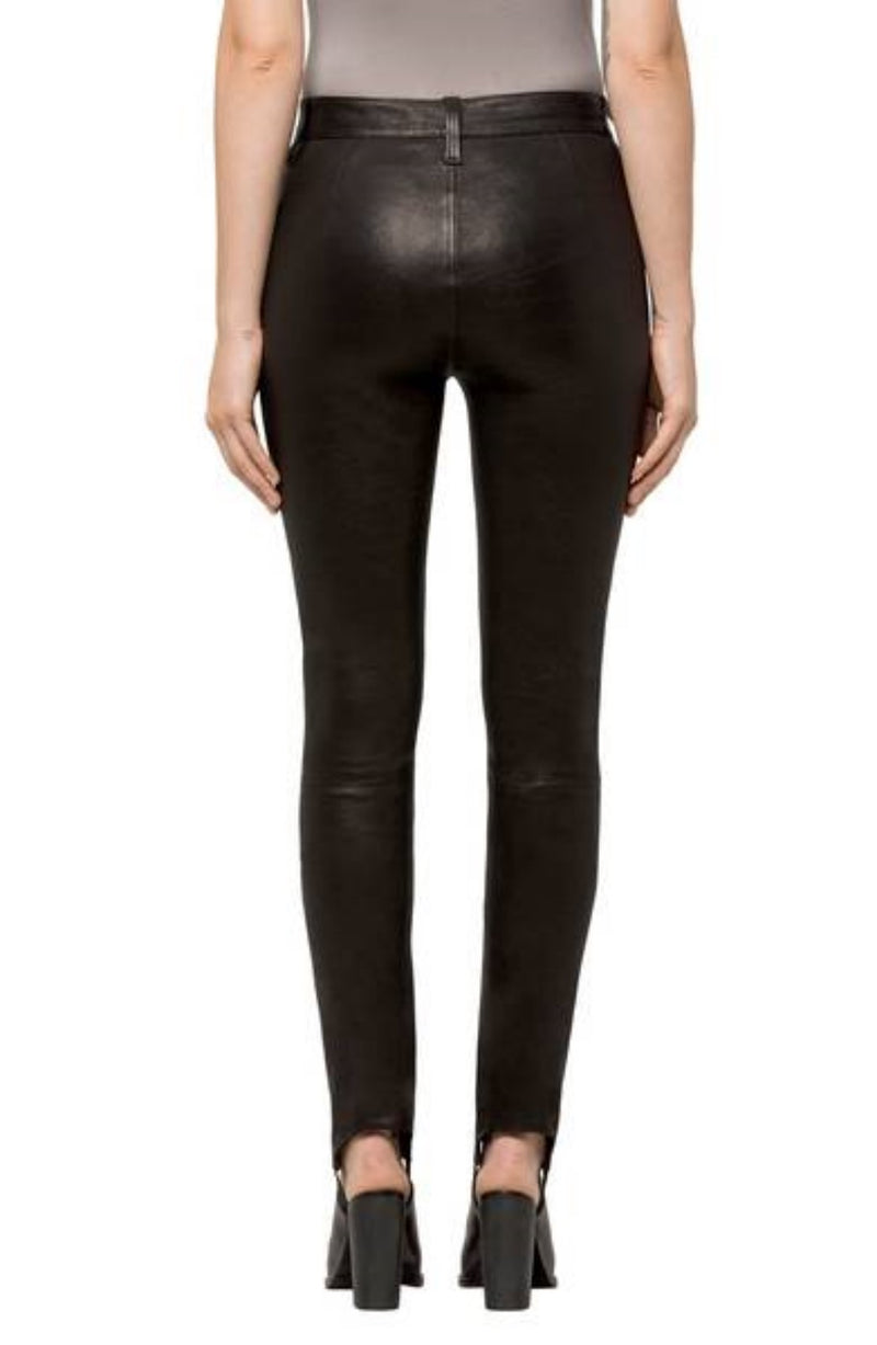 Koza Leathers Women's Real Lambskin Leather skinny Pant WP012