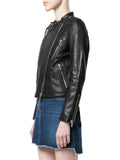 Biker / Motorcycle Jacket - Women Real Lambskin Leather Biker Jacket KW550 - Koza Leathers