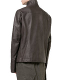 Biker Jacket - Men Real Lambskin Motorcycle Leather Biker Jacket KM365 - Koza Leathers