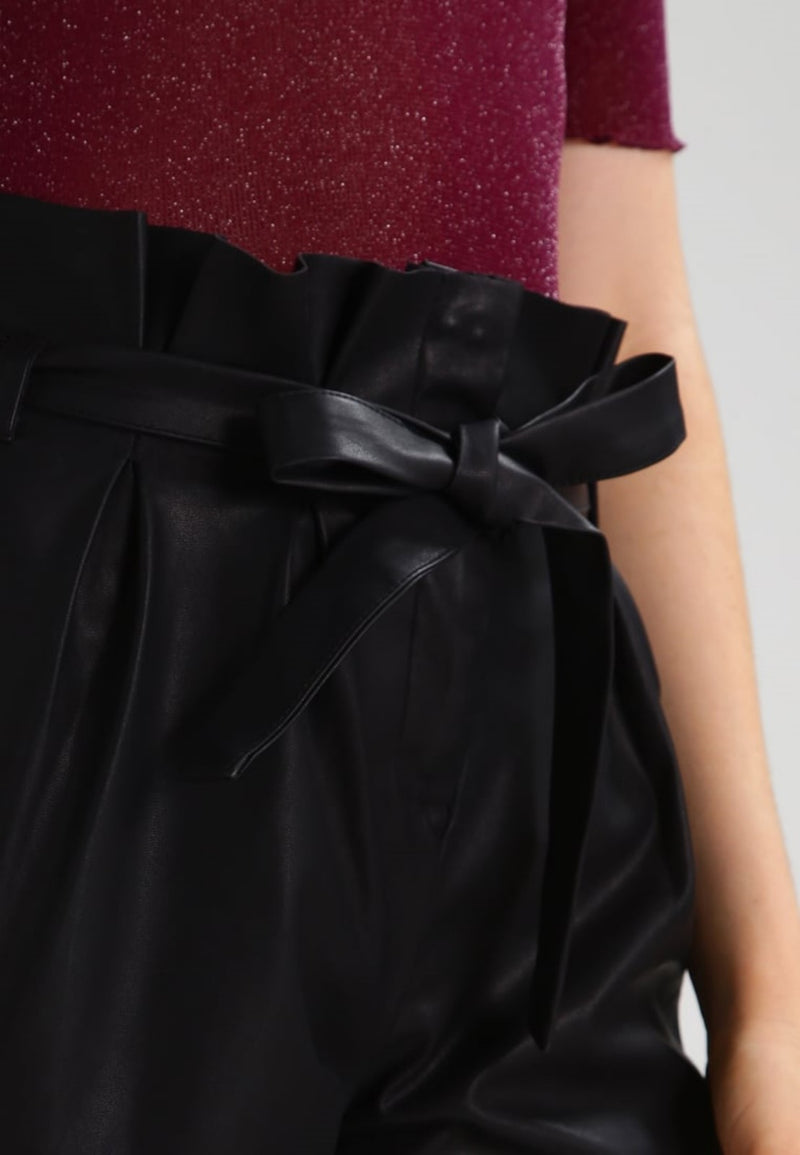 Koza Leathers Women's Real Lambskin Leather Capri Pant WP053