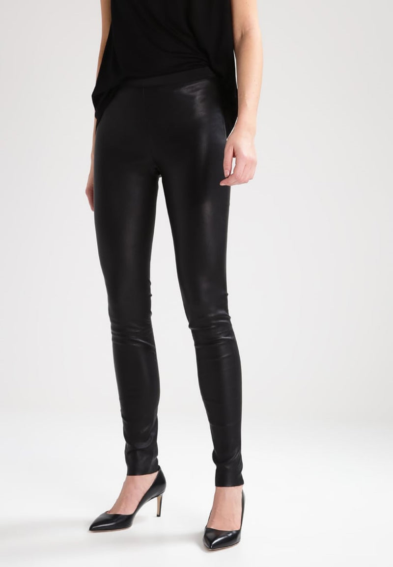 Koza Leathers Women's Real Lambskin Leather Skinny Pant WP110