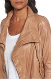Biker / Motorcycle Jacket - Women Real Lambskin Leather Biker Jacket KW371 - Koza Leathers