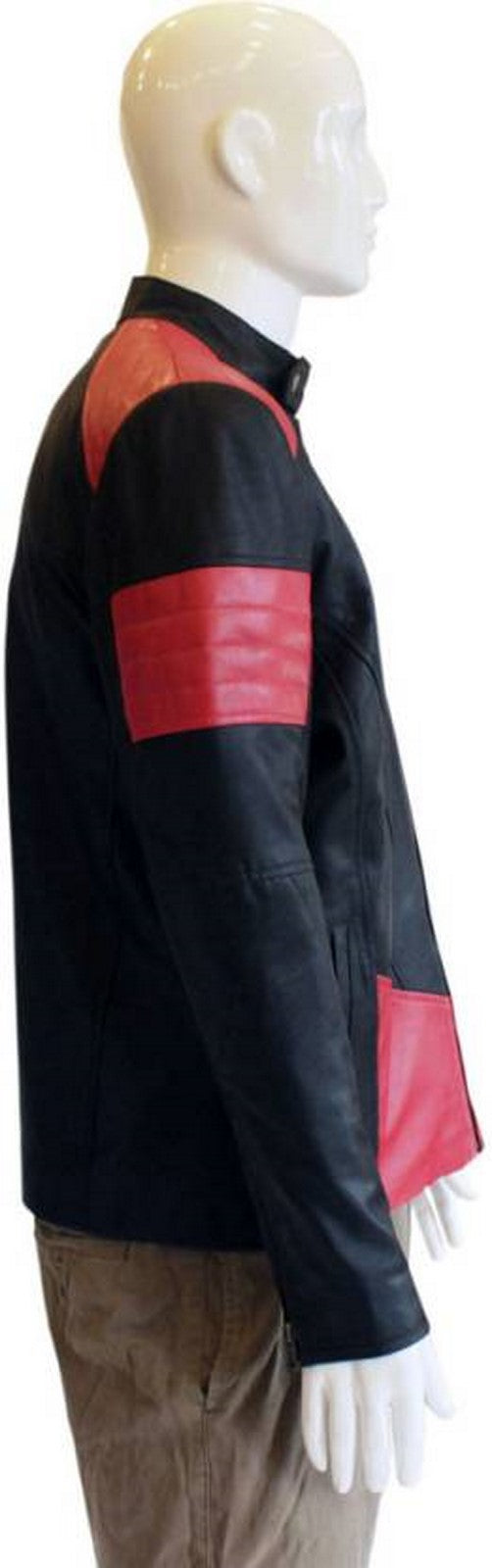 Biker Jacket - Men Real Lambskin Motorcycle Leather Biker Jacket KM510 - Koza Leathers