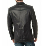 Koza Leathers Men's Real Lambskin Leather Blazer KB151