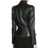 Koza Leathers Women's Real Lambskin Leather Blazer BW075
