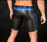 Koza Leathers Men's Real Lambskin Leather Boxer Shorts MS029