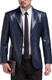 Koza Leathers Men's Real Lambskin Leather Blazer KB022