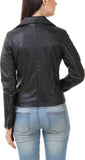 Biker / Motorcycle Jacket - Women Real Lambskin Leather Biker Jacket KW386 - Koza Leathers