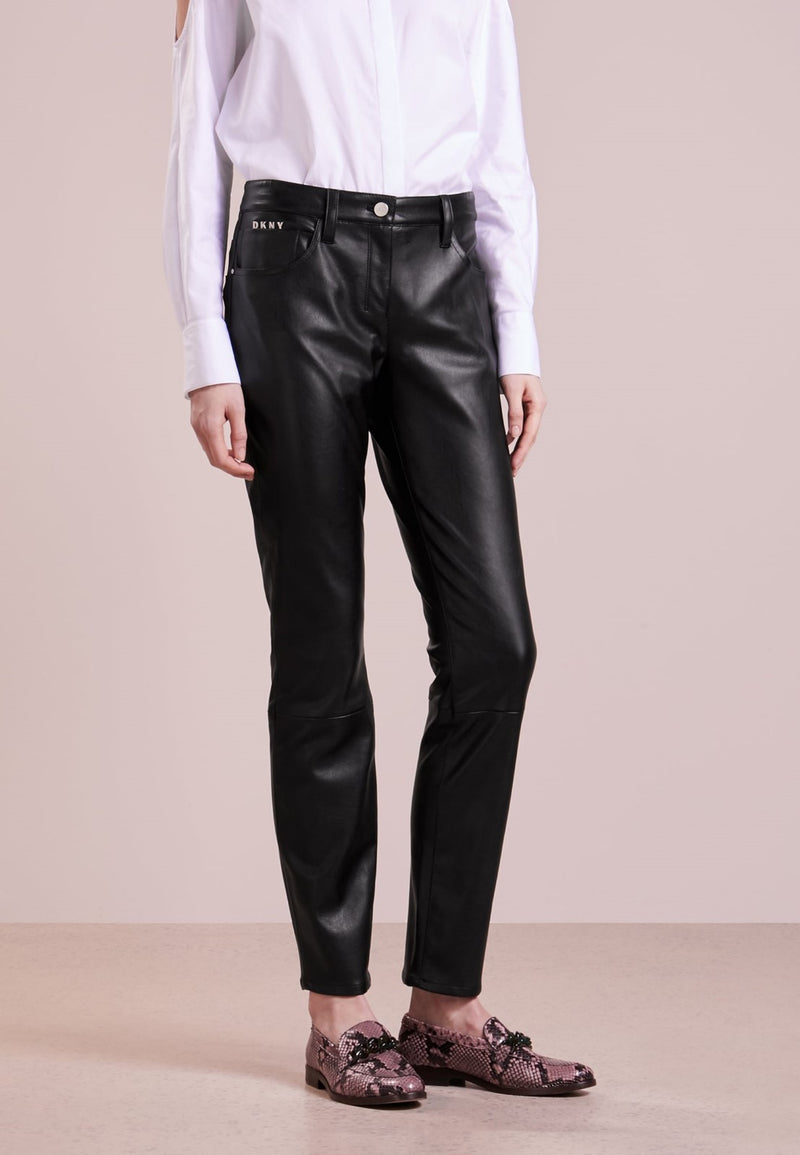 Koza Leathers Women's Real Lambskin Leather Skinny Pant WP112