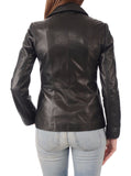 Koza Leathers Women's Real Lambskin Leather Blazer BW033