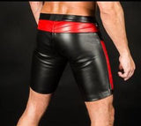 Koza Leathers Men's Real Lambskin Leather Boxer Shorts MS030