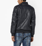 Biker Jacket - Men Real Lambskin Motorcycle Leather Biker Jacket KM611 - Koza Leathers