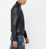 Biker Jacket - Men Real Lambskin Motorcycle Leather Biker Jacket KM611 - Koza Leathers
