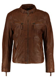 Biker Jacket - Men Real Lambskin Motorcycle Leather Biker Jacket KM242 - Koza Leathers