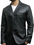 Koza Leathers Men's Real Lambskin Leather Blazer KB156
