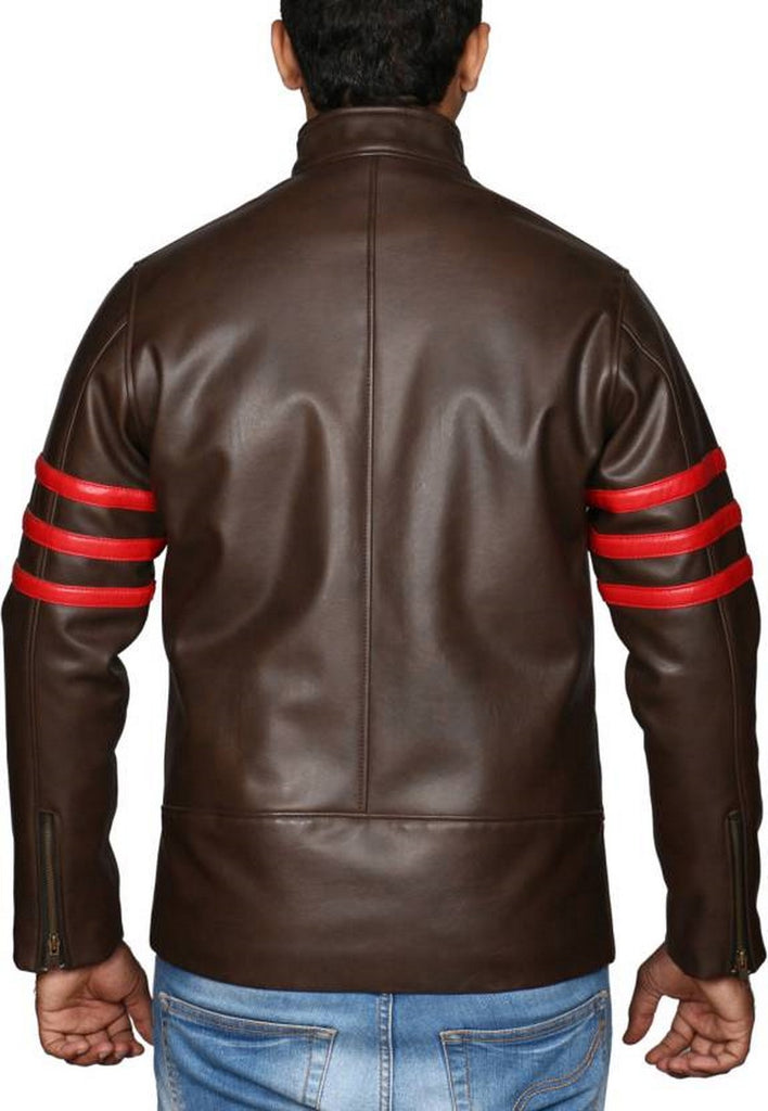 Biker Jacket - Men Real Lambskin Motorcycle Leather Biker Jacket KM526 - Koza Leathers