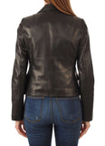 Koza Leathers Women's Real Lambskin Leather Blazer BW037