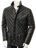 Koza Leathers Men's Real Lambskin Leather Blazer KB108