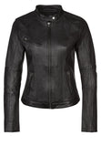 Biker / Motorcycle Jacket - Women Real Lambskin Leather Biker Jacket KW200 - Koza Leathers