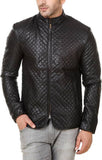 Biker Jacket - Men Real Lambskin Motorcycle Leather Biker Jacket KM535 - Koza Leathers