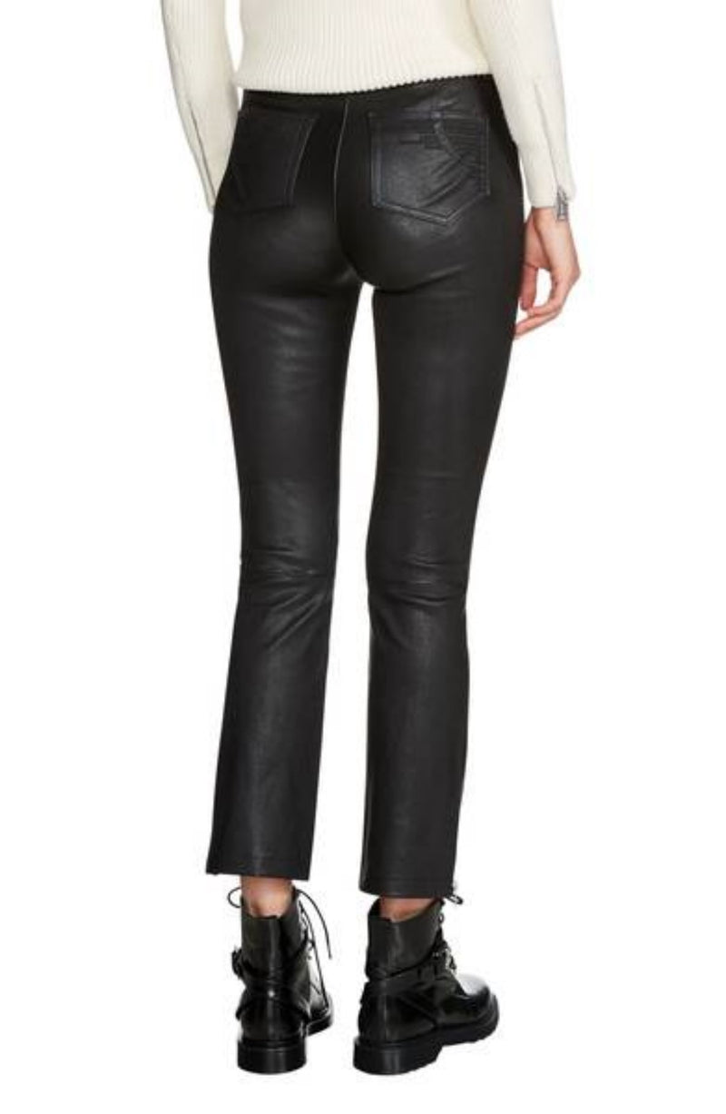 Koza Leathers Women's Real Lambskin Leather Capri Pant WP016