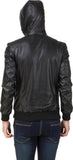 Biker Jacket - Men Real Lambskin Motorcycle Leather Biker Jacket KM544 - Koza Leathers