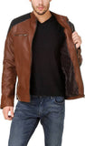 Biker Jacket - Men Real Lambskin Motorcycle Leather Biker Jacket KM552 - Koza Leathers