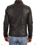 Biker Jacket - Men Real Lambskin Leather Jacket KM017 - Koza Leathers