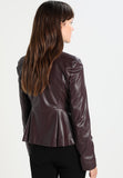 Biker / Motorcycle Jacket - Women Real Lambskin Leather Biker Jacket KW202 - Koza Leathers