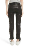 Koza Leathers Women's Real Lambskin Leather Capri Pant WP017