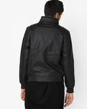 Biker Jacket - Men Real Lambskin Motorcycle Leather Biker Jacket KM614 - Koza Leathers