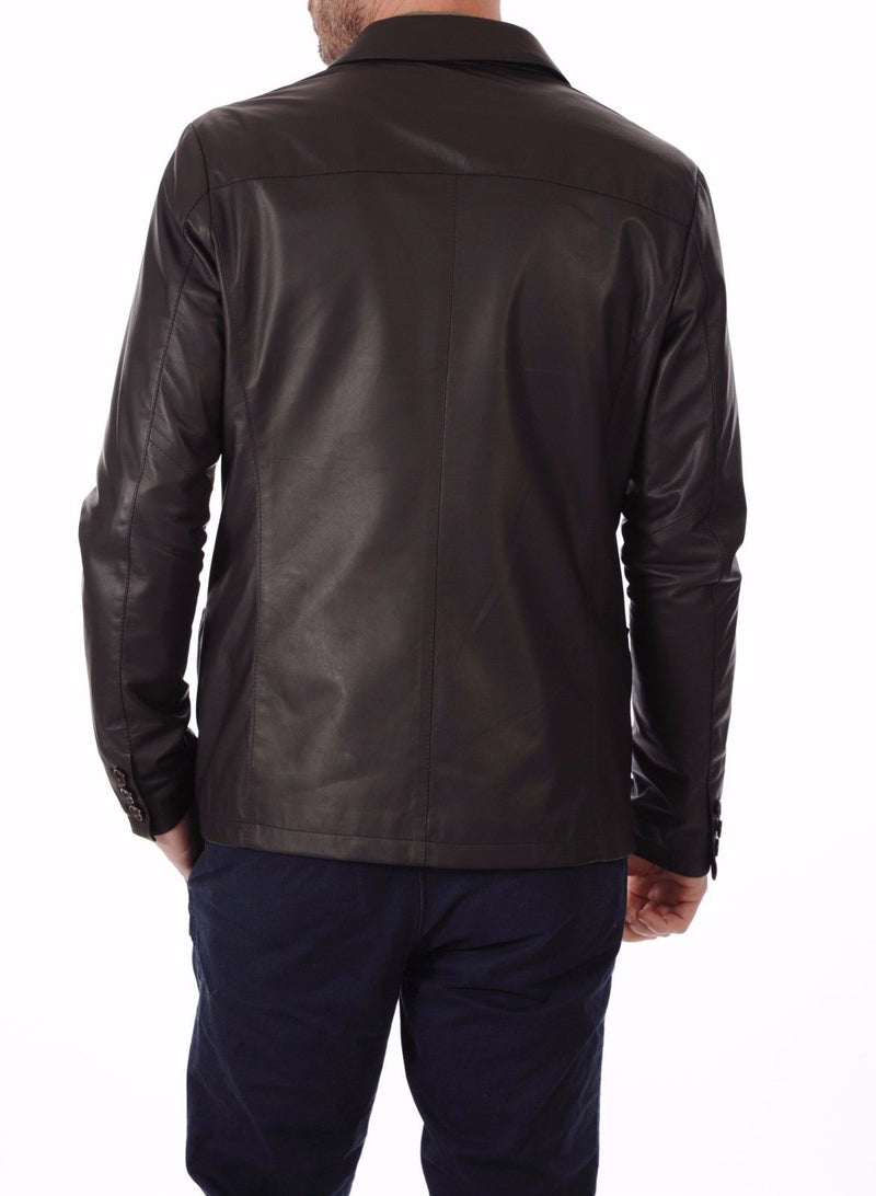 Koza Leathers Men's Real Lambskin Leather Blazer KB054