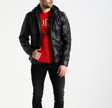 Biker Jacket - Men Real Lambskin Motorcycle Leather Biker Jacket KM246 - Koza Leathers