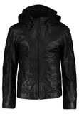 Biker Jacket - Men Real Lambskin Motorcycle Leather Biker Jacket KM246 - Koza Leathers
