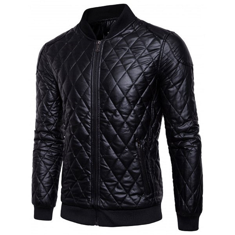 Biker Jacket - Men Real Lambskin Motorcycle Leather Biker Jacket KM564 - Koza Leathers