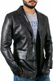 Koza Leathers Men's Real Lambskin Leather Blazer KB046