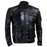 Biker Jacket - Men Real Lambskin Motorcycle Leather Biker Jacket KM325 - Koza Leathers