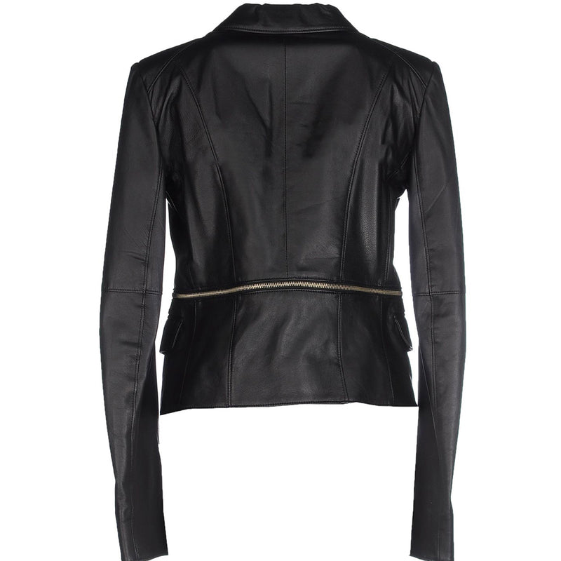 Koza Leathers Women's Real Lambskin Leather Blazer BW077