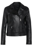 Biker / Motorcycle Jacket - Women Real Lambskin Leather Biker Jacket KW204 - Koza Leathers
