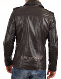 Biker Jacket - Men Real Lambskin Leather Jacket KM037 - Koza Leathers