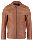 Biker Jacket - Men Real Lambskin Leather Jacket KM061 - Koza Leathers
