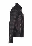 Biker Jacket - Men Real Lambskin Leather Jacket KM063 - Koza Leathers