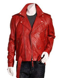 Men Real Lambskin Leather Jacket KM032