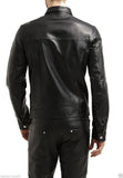 Biker Jacket - Men Real Lambskin Leather Jacket KM038 - Koza Leathers