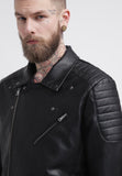 Biker Jacket - Men Real Lambskin Leather Jacket KM067 - Koza Leathers