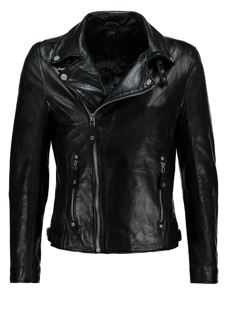 Biker Jacket - Men Real Lambskin Leather Jacket KM069 - Koza Leathers