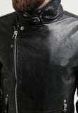 Biker Jacket - Men Real Lambskin Leather Jacket KM069 - Koza Leathers