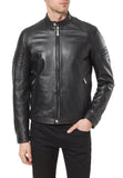 Biker Jacket - Men Real Lambskin Leather Jacket KM070 - Koza Leathers