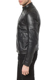 Biker Jacket - Men Real Lambskin Leather Jacket KM070 - Koza Leathers
