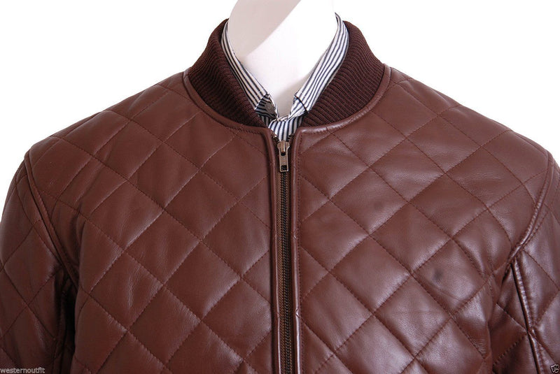 Biker Jacket - Men Real Lambskin Leather Jacket KM072 - Koza Leathers